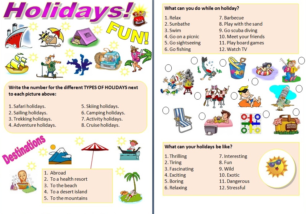 урок на тему my summer holidays Holidays my summer урок на тему